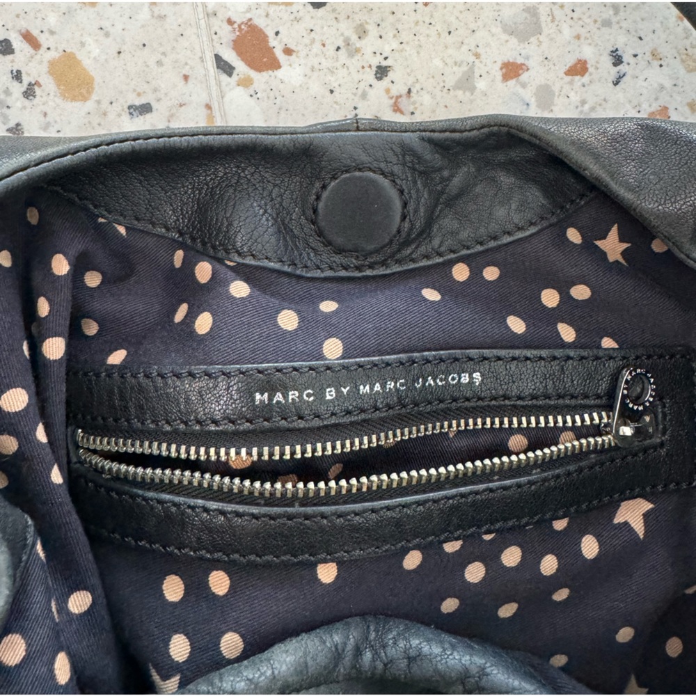 MarcByMarcJacobs black leather shoulder bag - Picture 5 of 8